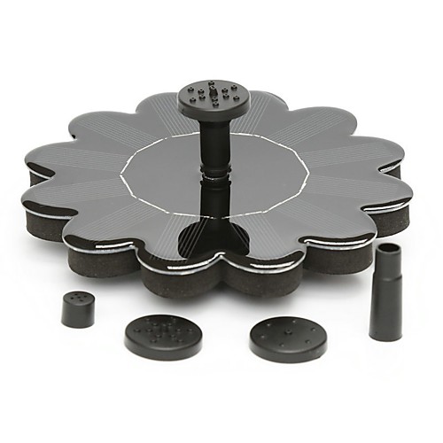 

New Floating Sunflower Fountain Solar Pump Fountain Set Garden Pool Fountain