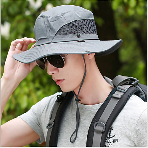

Hiking Hat Hiking Cap Fishing Hat Hat 1 PCS Portable Sunscreen UV Resistant Breathable Solid Color Cotton Autumn / Fall Spring Summer for Women's Camping / Hiking Hunting Fishing Yellow Army Green