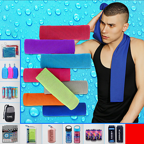 

Microfiber Sports Towel Travel Towel Gym Towel Men's Women's Hand Towel Sweat Towel Solid Colored Lightweight Quick Dry Super Absorbent for Home Workout Running Fitness Autumn / Fall Spring Summer