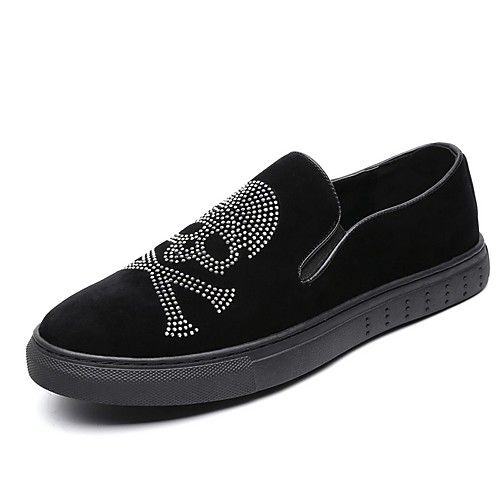 

Men's Synthetics Spring & Summer Casual Loafers & Slip-Ons Black