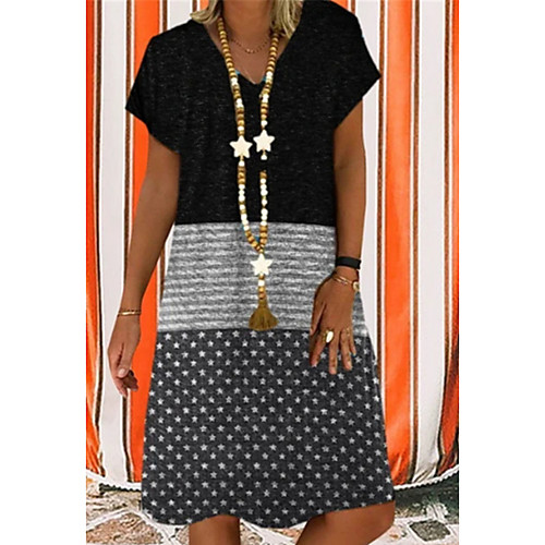 

Women's Wine Green Dress Tunic Print S M