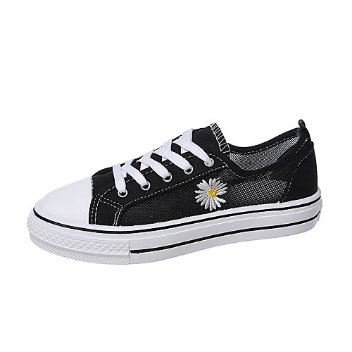 

Women's Sneakers 2020 Flat Heel Closed Toe PU / Elastic Fabric Classic / Preppy Spring & Fall / Spring & Summer Green / White / Black