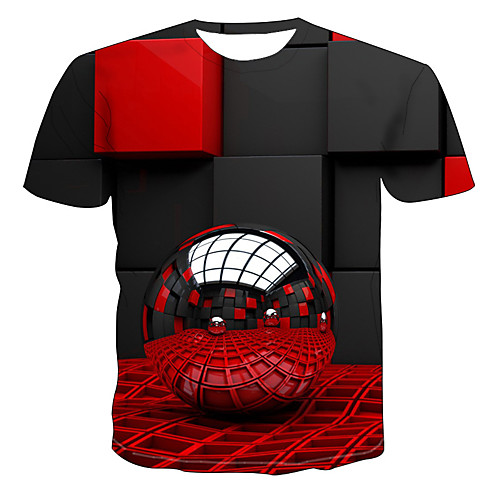

Men's Daily T-shirt - 3D Red