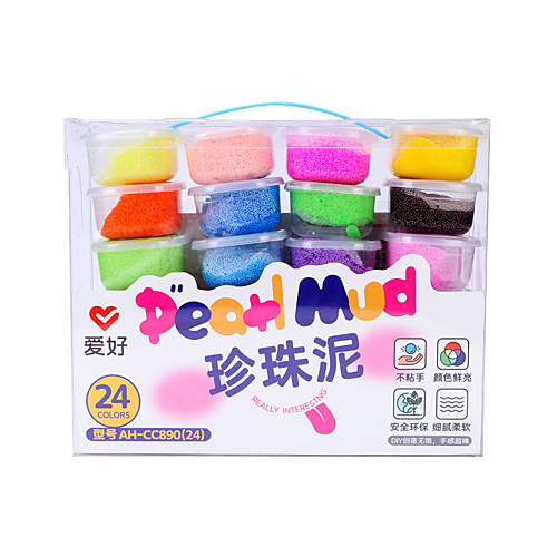 

6 /12 /24 pcs Air Dry Clay Modeling Clay Rainbow Parent-Child Interaction Making Kits with DIY Tools Kid's DIY Toys Party Favors & Gifts