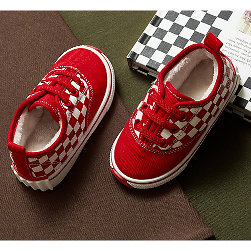 

Girls' Comfort Canvas Flats Little Kids(4-7ys) / Big Kids(7years ) Red / Black Spring / Summer