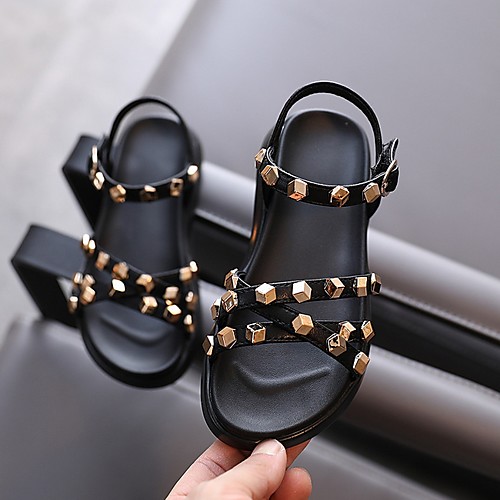

Girls' Comfort Synthetics Sandals Little Kids(4-7ys) Black / Beige Summer