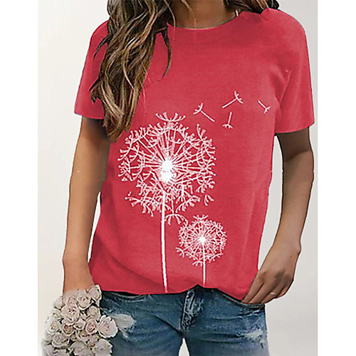 

Women's Daily T-shirt - Geometric Red