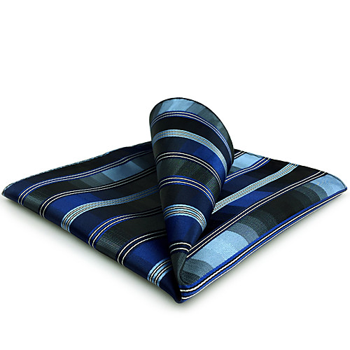 

Men's Party / Work / Basic Pocket Squares - Striped / Jacquard