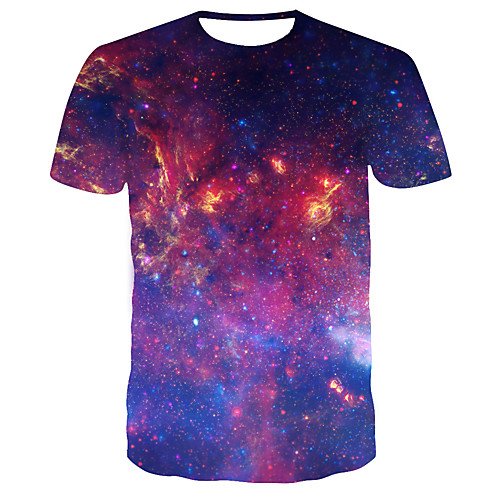 

Men's Daily T-shirt - 3D Print Purple