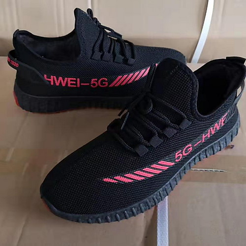 

Men's Mesh Summer Athletic Shoes Non-slipping Light Red / Gray