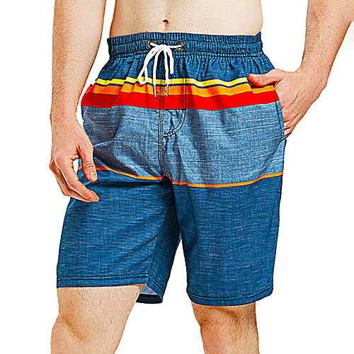 

Men's Sporty / Boho Chinos / Shorts Pants - Striped / Multi Color / Tie Dye Classic / Sporty / Print Blue US32 / UK32 / EU40 US34 / UK34 / EU42 US36 / UK36 / EU44