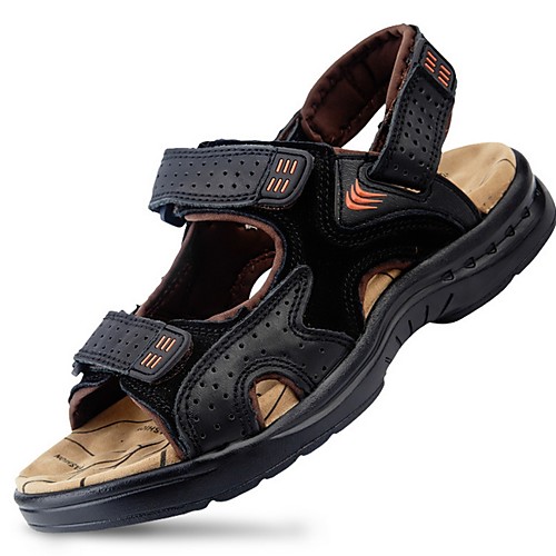 

Men's PU Summer Sandals Non-slipping Yellow / Khaki / Brown