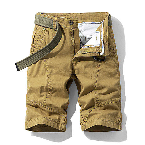 

Men's Basic Chinos / Shorts Pants - Solid Colored Yellow Army Green Light gray US32 / UK32 / EU40 US34 / UK34 / EU42 US36 / UK36 / EU44