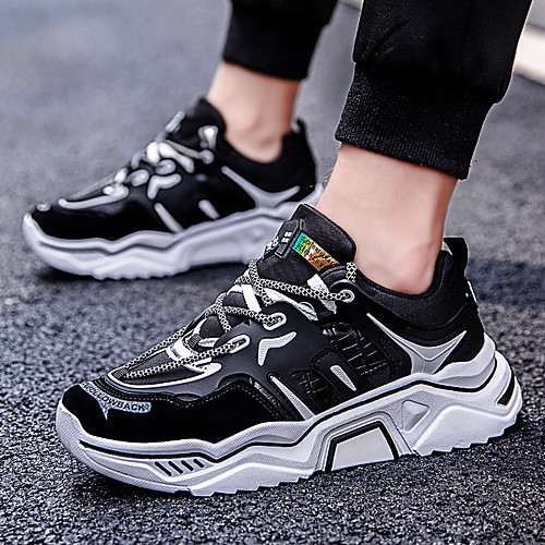 

Men's Mesh Spring & Summer / Fall & Winter Classic / British Athletic Shoes Walking Shoes Breathable Orange / White / Black