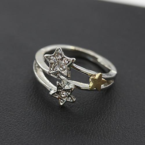 

Women's Ring 1pc Silver Alloy Elegant Holiday European Festival Jewelry