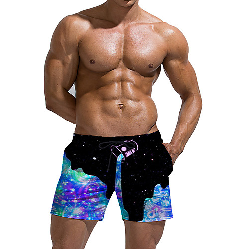 

Men's Sporty / Exaggerated Sweatpants / Shorts Pants - Galaxy / 3D Print Sporty / Print Black US32 / UK32 / EU40 US34 / UK34 / EU42 US36 / UK36 / EU44