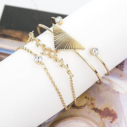 

Women's Bracelet Classic Wedding Birthday Vintage Theme European Trendy Casual / Sporty Ethnic French Alloy Bracelet Jewelry Gold For Date Festival