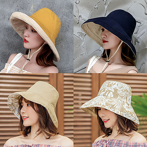 

Hiking Hat Fishing Hat Fisherman Hat Hat 1 PCS Portable Sunscreen UV Resistant Breathable Solid Color Cotton Autumn / Fall Spring Summer for Women's Camping / Hiking Hunting Fishing Dark Pink Purple