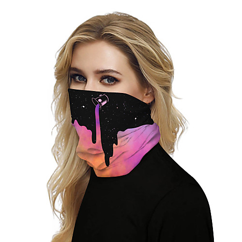 

Unisex Party / Active / Basic Infinity Scarf / Balaclavas - Galaxy / Print / Color Block