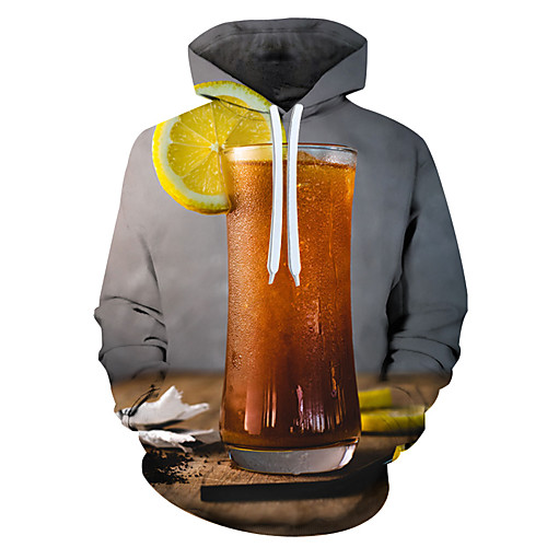 

Men's 3D Print / Casual Hoodie - 3D / Cartoon / Character Rainbow US32 / UK32 / EU40