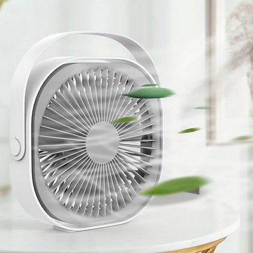 

2020 Portable Desktop Mini Cooling Fan USB Rechargeable 3 Speed Adjustable Air Fan for Office Home Travel