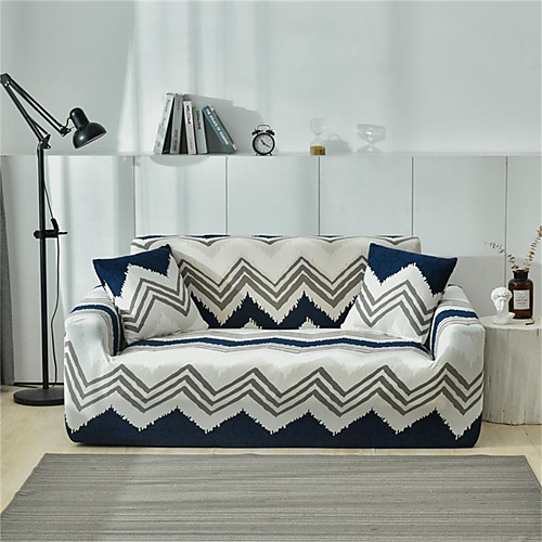 

Sofa Cover Romantic Yarn Dyed Polyester / Cotton Blend Slipcovers