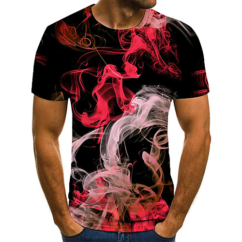

Men's Daily Basic T-shirt - 3D Print Black