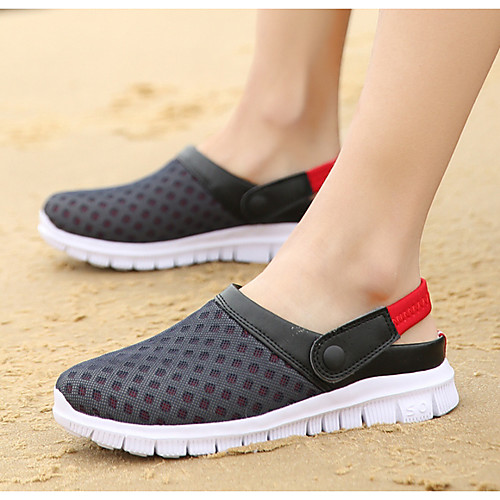 

Men's Mesh Summer Sandals Non-slipping Color Block Blue / Black / Gray