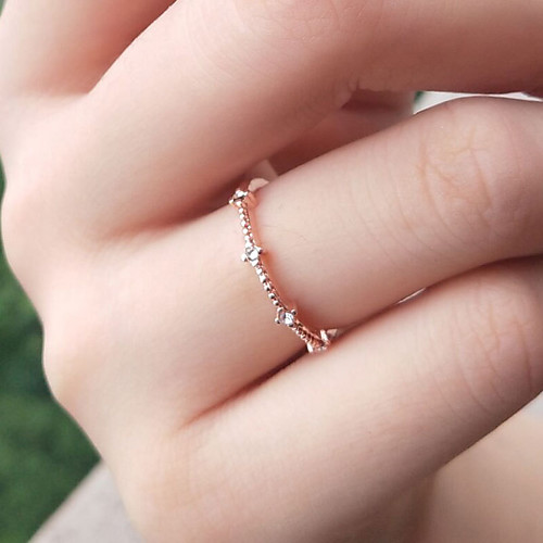 

Women's Ring 1pc Gold Silver Alloy Elegant Holiday European Festival Jewelry