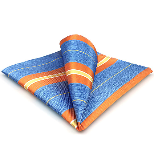 

Men's Party / Work / Basic Pocket Squares - Striped / Jacquard