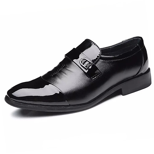 

Men's PU Spring & Summer Casual Loafers & Slip-Ons Non-slipping Black