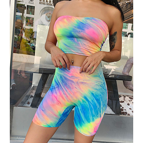 

Women's Suits Nightwear Rainbow S M L