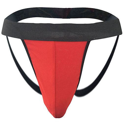 

Men's Basic G-string Underwear - Normal Low Waist Red One-Size