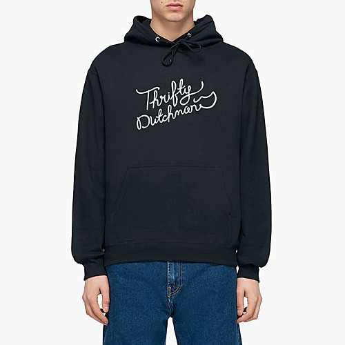 

Men's Casual / Basic Hoodie - Solid Colored / Letter Yellow US32 / UK32 / EU40