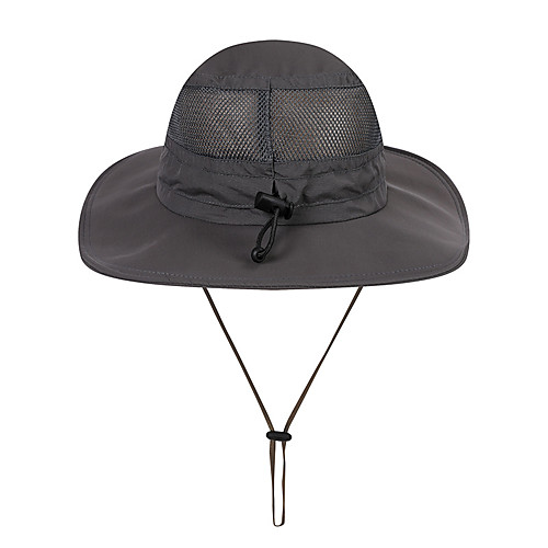 

Hiking Hat Hiking Cap Fishing Hat Hat 1 PCS Portable Sunscreen UV Resistant Breathable Solid Color Nylon Autumn / Fall Spring Summer for Men's Women's Camping / Hiking Hunting Fishing Dark Grey Army