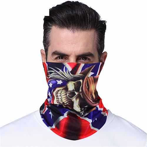 

Neck Gaiter Pollution Protection Quick Dry Ultraviolet Resistant Rainbow Balaclavas Bandana for Adults' Road Cycling Hiking Cycling