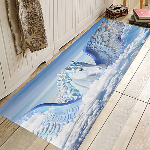 

1pc Modern Animal Horse Pattern Bath Mats / Bath Rugs Coral Velve Geometric / Abstract 5mm Bathroom New Design