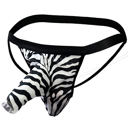 

Men's Basic G-string Underwear - Normal Low Waist Black One-Size