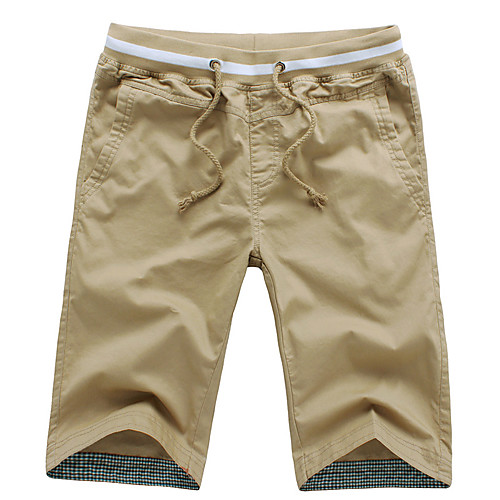 

Men's Hiking Shorts Outdoor Breathable Quick Dry Sweat-wicking Comfortable Cotton Shorts Bottoms Hunting Fishing Climbing Khaki Royal Blue Black M L XL XXL XXXL Standard Fit / Wear Resistance