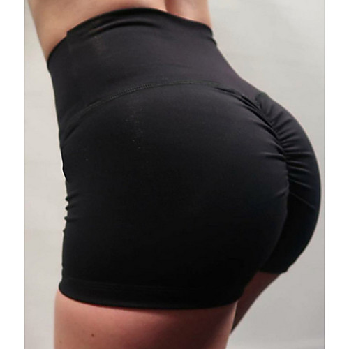 

Women's Sporty Shorts Pants - Solid Colored Green Black Gray S M L