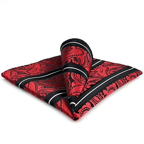 

Men's Party / Work / Basic Pocket Squares - Striped / Paisley / Jacquard