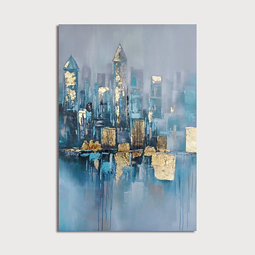 

Hand Painted Canvas Oilpainting Abstract Home Decoration with Frame Painting Ready to Hang