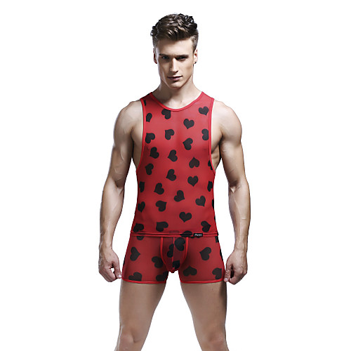 

Men's Not Specified Underbust Corset Red White Black M L XL