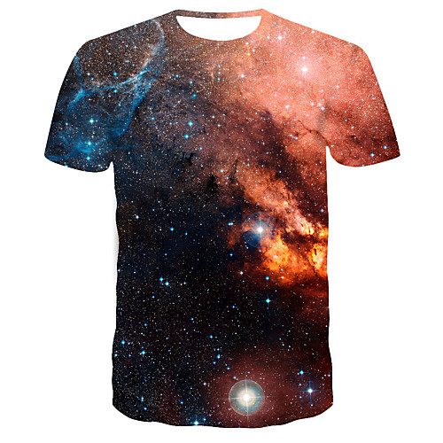 

Men's Daily T-shirt - 3D Print Orange