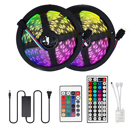 

10m Flexible LED Light Strips 300 LEDs SMD5050 Multi Color Decorative / TV Background 12 V