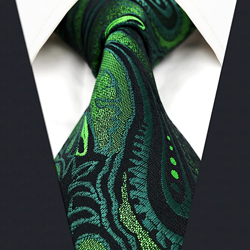 

Men's Party / Work / Basic Necktie - Paisley / Jacquard