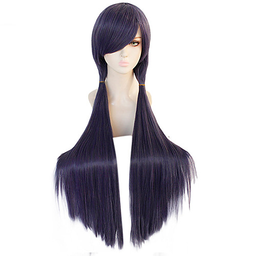 

Lovelive Nozomi Tōjō Cosplay Wigs Women's Side bangs 36 inch Heat Resistant Fiber kinky Straight Black Black Anime
