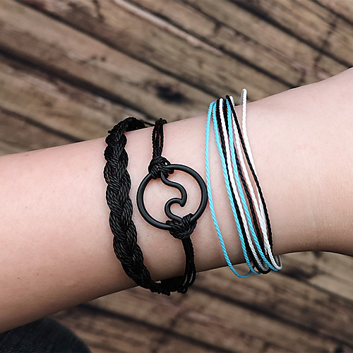 

Women's Bracelet Classic Wedding Birthday Vintage Theme European Trendy Casual / Sporty Ethnic French Alloy Bracelet Jewelry Black For Date Festival