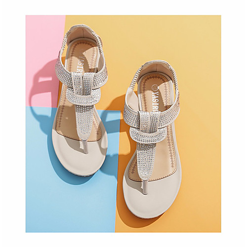 

Women's Sandals Wedge Heel Open Toe PU Summer Brown / Black / Beige