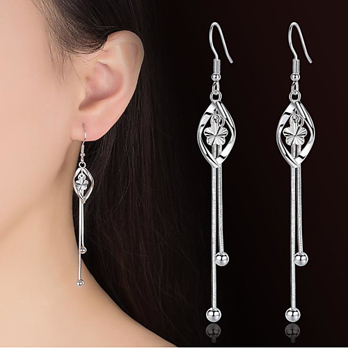 

Women's Hoop Earrings Earrings Classic Fashion Punk Trendy Romantic Sweet Cute Earrings Jewelry Silver For Gift Date Street Birthday Festival 1 Pair